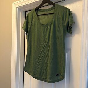 Patagonia Women's Short Sleeve Tee in Olive